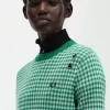 Gingham-Pullover für Damen