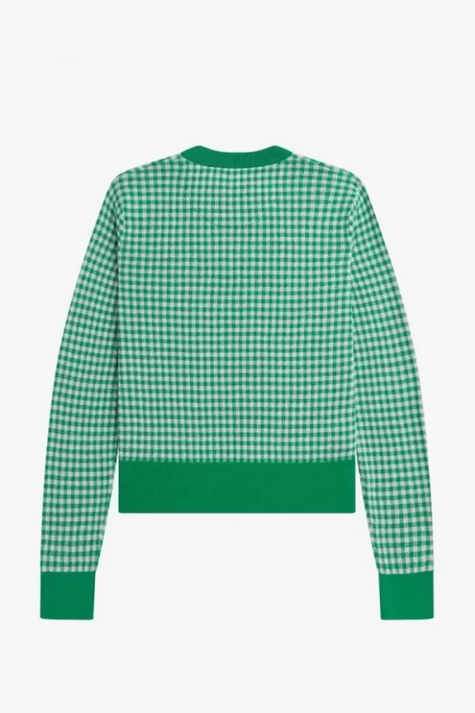 Gingham-Pullover für Damen