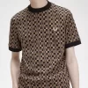 Glitch Schachbrett Herren T-Shirt