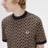 Glitch Schachbrett Herren T-Shirt