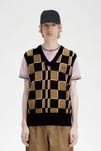 Glitch Schachbrett Herren Tanks