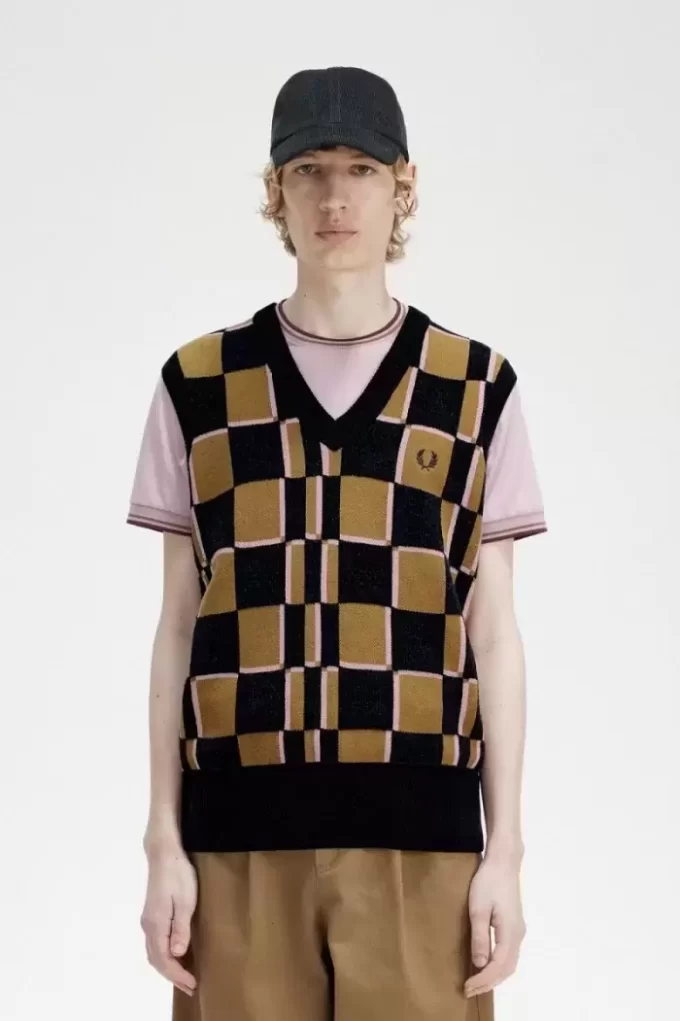 Glitch Schachbrett Herren Tanks
