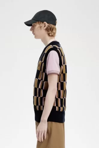 Glitch Schachbrett Herren Tanks