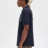 Glitch Stripe Herren-Poloshirt