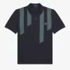 Glitch Stripe Herren-Poloshirt