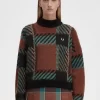 Glitch Tartan Damenpullover