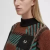 Glitch Tartan Damenpullover