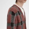 Glitch Tartan Herren-Cardigan