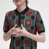 Glitch Tartan Herren-Poloshirt