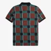Glitch Tartan Herren-Poloshirt