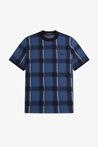 Glitch Tartan Herren T-Shirt