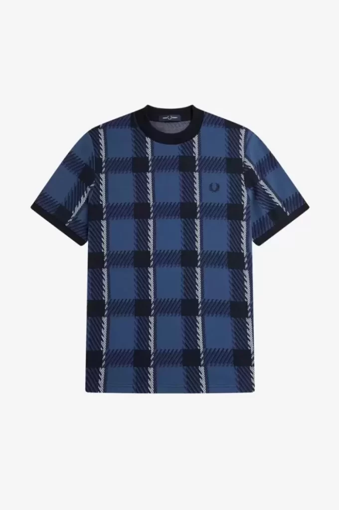 Glitch Tartan Herren T-Shirt