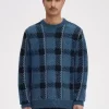 Glitch Tartan Herrenpullover