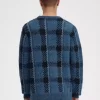 Glitch Tartan Herrenpullover