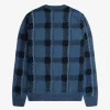 Glitch Tartan Herrenpullover