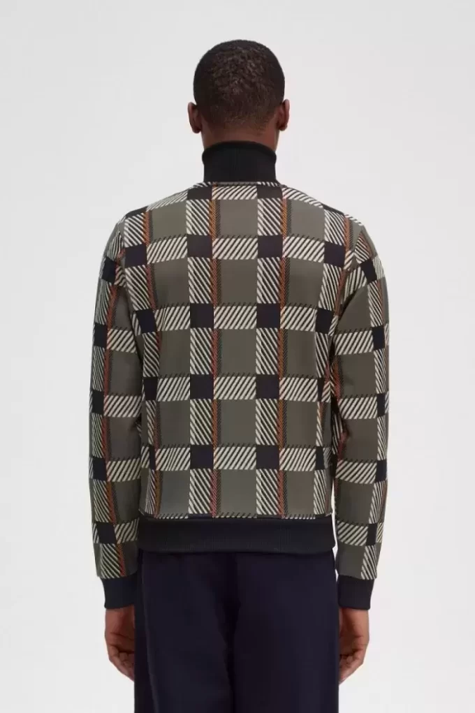 Glitch Tartan Trainingsjacken für Herren