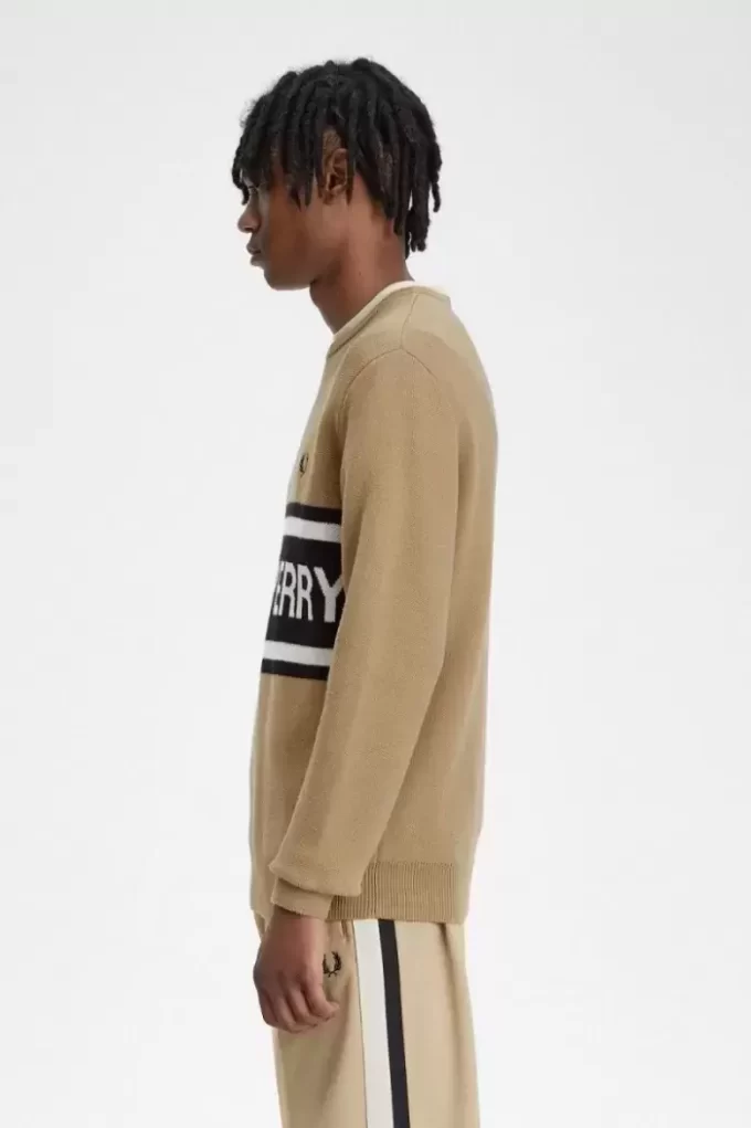 Grafischer Herrenpullover