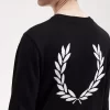 Grafischer Lorbeerkranz-Herrenpullover