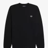 Grafischer Lorbeerkranz-Herrenpullover