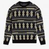 Grober Jacquard-Pullover