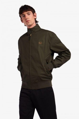 Harrington-Jacken aus gewachster Baumwolle