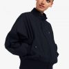 Harrington-Jacken mit Fledermausärmeln