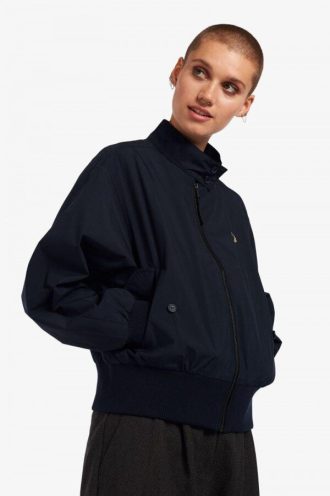 Harrington-Jacken mit Fledermausärmeln