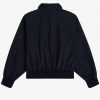 Harrington-Jacken mit Fledermausärmeln