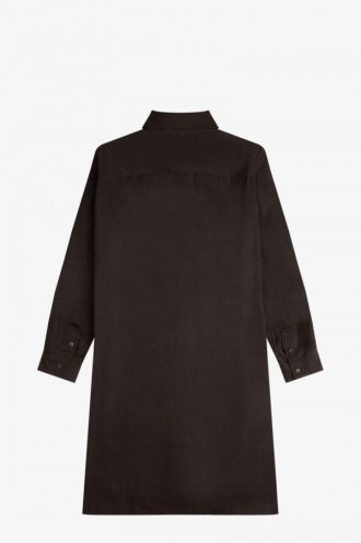 Hemdkleid mit Druckknopfdetail