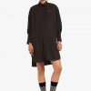 Hemdkleid mit Druckknopfdetail