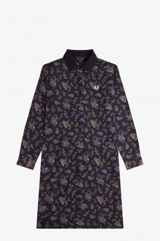 Hemdkleid mit Paisley-Print