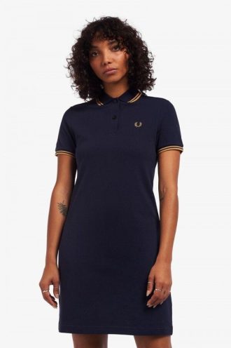 Hemdkleid mit zwei Streifen