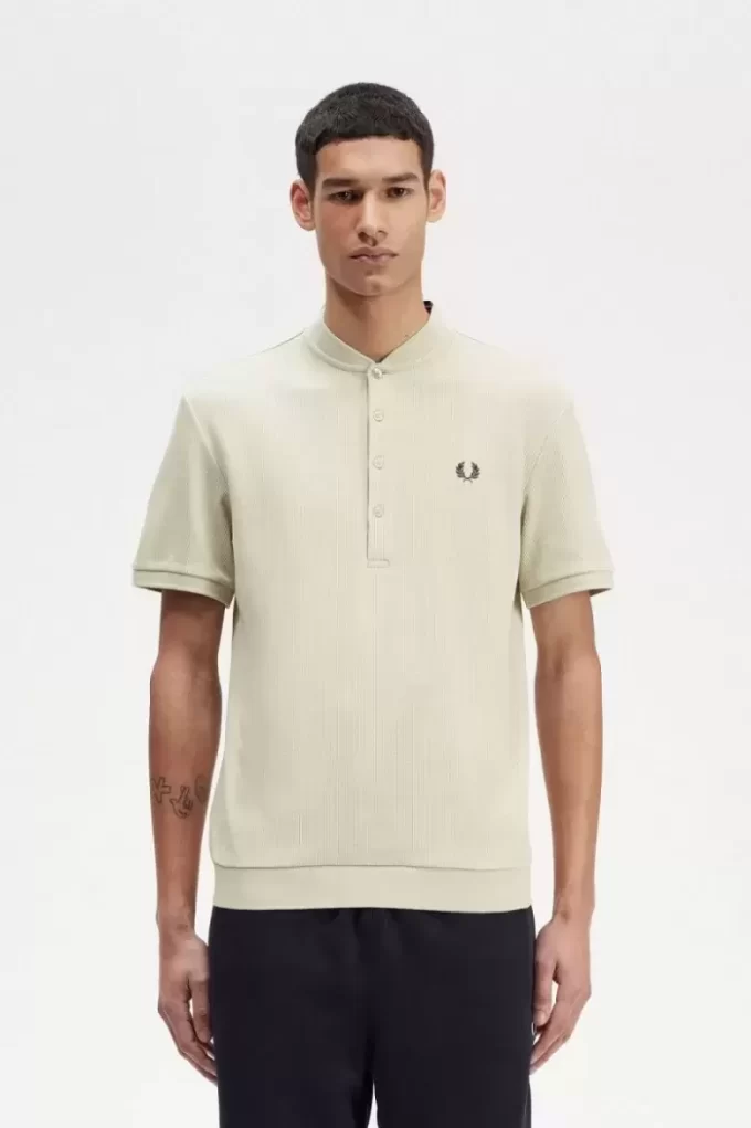 Henley Herren-Poloshirt