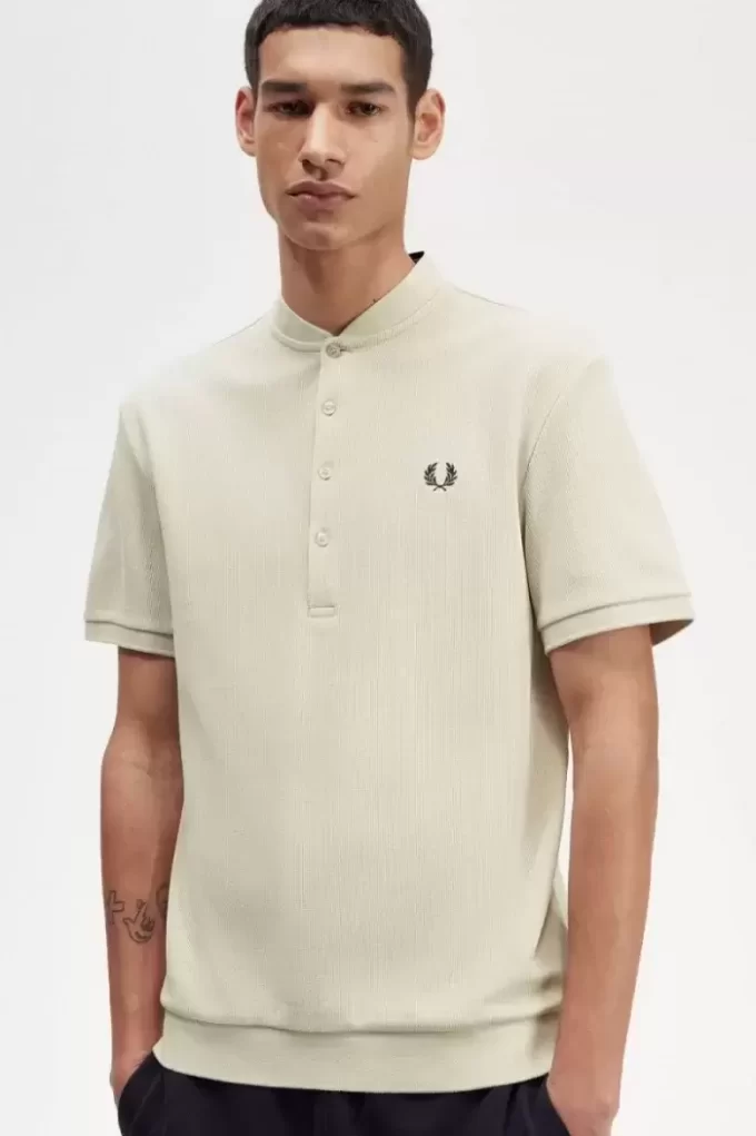 Henley Herren-Poloshirt
