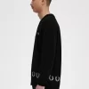 Herren-Cardigan mit Lorbeerkranzbesatz