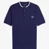 Herren-Henley-Shirt mit Zopfmuster