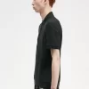 Herren-Poloshirt aus Baumwolle mit Wabenmuster