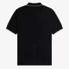 Herren-Poloshirt aus Crêpe-Piqué mit Reißverschluss