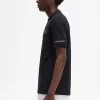 Herren-Poloshirt mit bedruckten Ärmeln