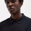 Herren-Poloshirt mit bedruckten Ärmeln