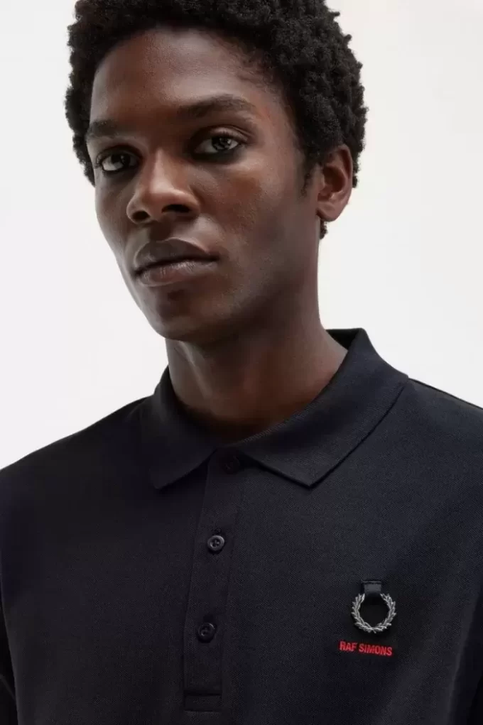 Herren-Poloshirt mit bedruckten Ärmeln
