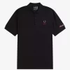 Herren-Poloshirt mit bedruckten Ärmeln