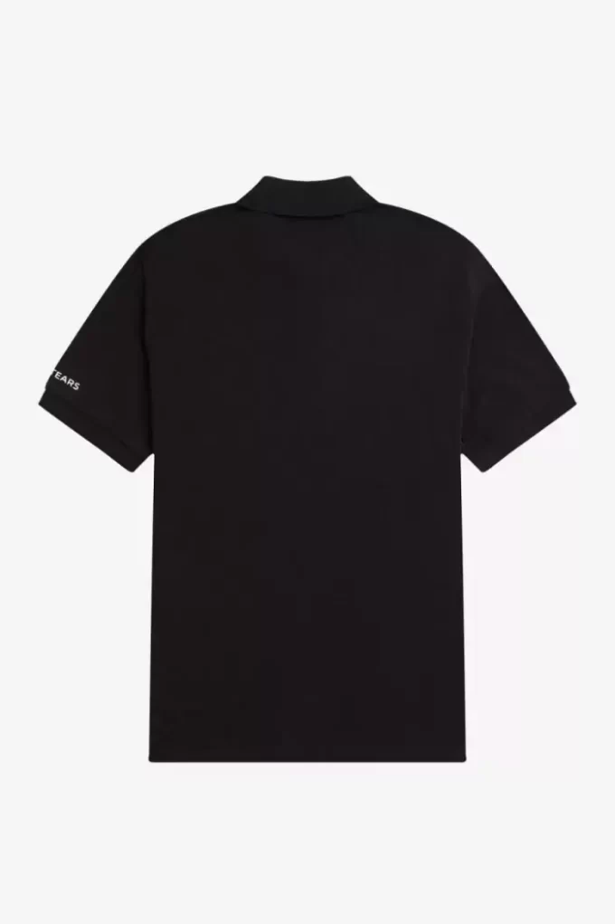 Herren-Poloshirt mit bedruckten Ärmeln