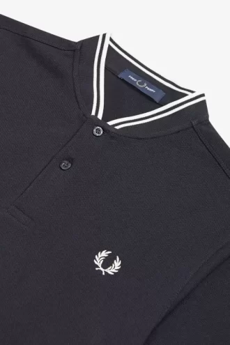 Herren-Poloshirt mit Bomberkragen
