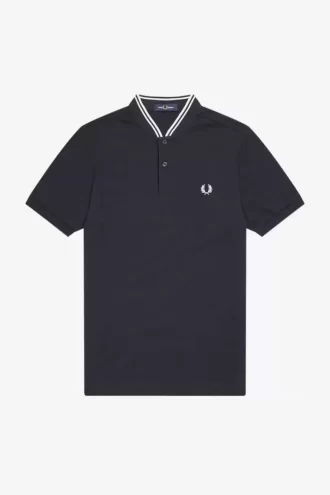 Herren-Poloshirt mit Bomberkragen