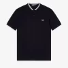 Herren-Poloshirt mit Bomberkragen