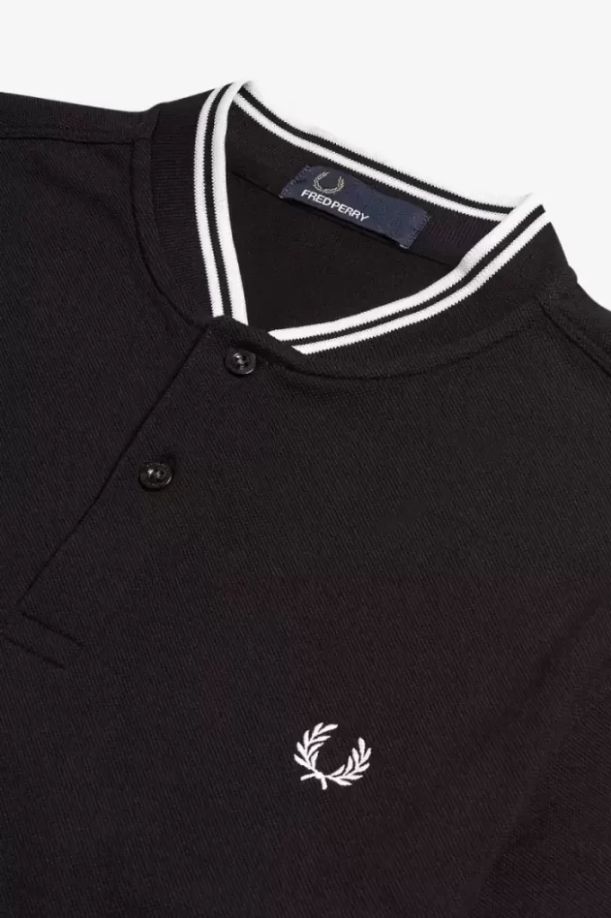 Herren-Poloshirt mit Bomberkragen