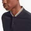 Herren-Poloshirt mit Bomberkragen