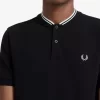 Herren-Poloshirt mit Bomberkragen