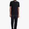 Herren-Poloshirt mit Bomberkragen